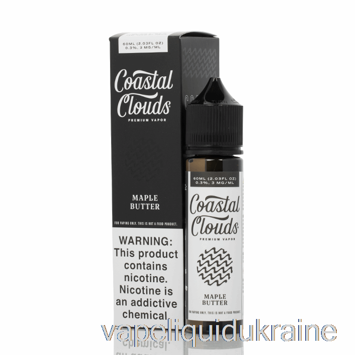 Vape Liquid Ukraine Maple Butter - Coastal Clouds Co. - 60mL 0mg